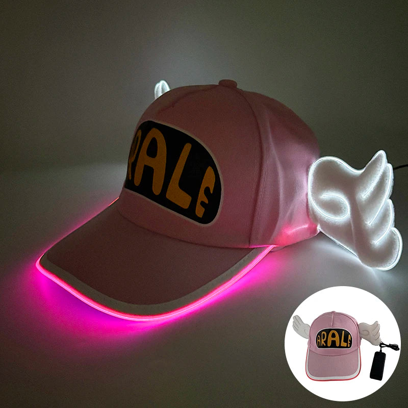 LED Light Up Baseball Cap – Rechargeable Glow Festival Hat for Raves, Concerts & Night Parties
