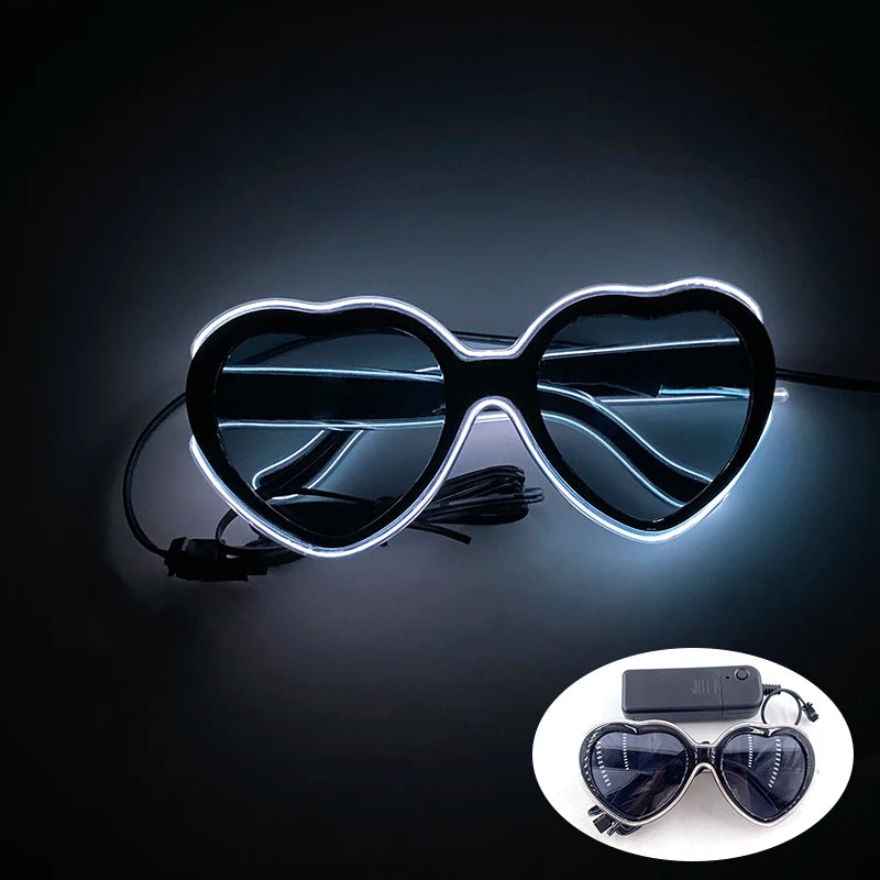 Alien LED Party Glasses – Light Up ET Sunglasses for Rave Festivals, Parties & Cosplay Events