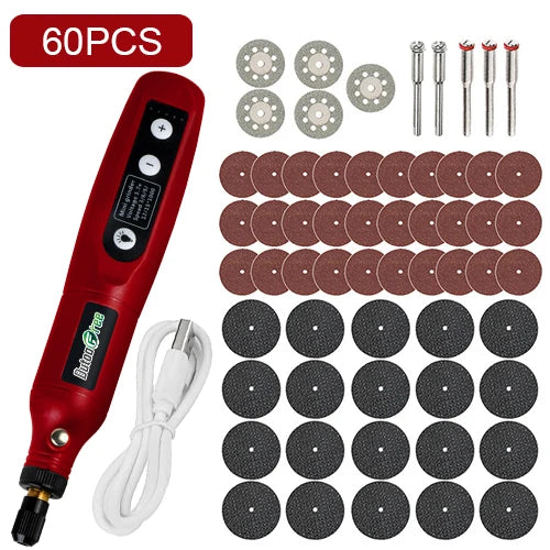 Mini Cordless Rotary Tool – USB Rechargeable Engraving & Mini Drill Kit