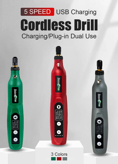 Mini Cordless Rotary Tool – USB Rechargeable Engraving & Mini Drill Kit