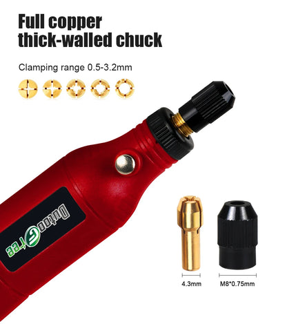 Mini Cordless Rotary Tool – USB Rechargeable Engraving & Mini Drill Kit