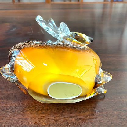 Handmade Glass Deer Figurine – Crystal Animal Ornament for Home Decor & Gifts