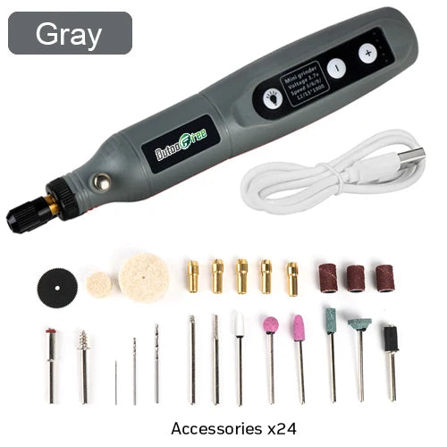 Mini Cordless Rotary Tool – USB Rechargeable Engraving & Mini Drill Kit