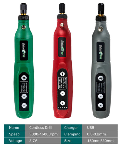 Mini Cordless Rotary Tool – USB Rechargeable Engraving & Mini Drill Kit