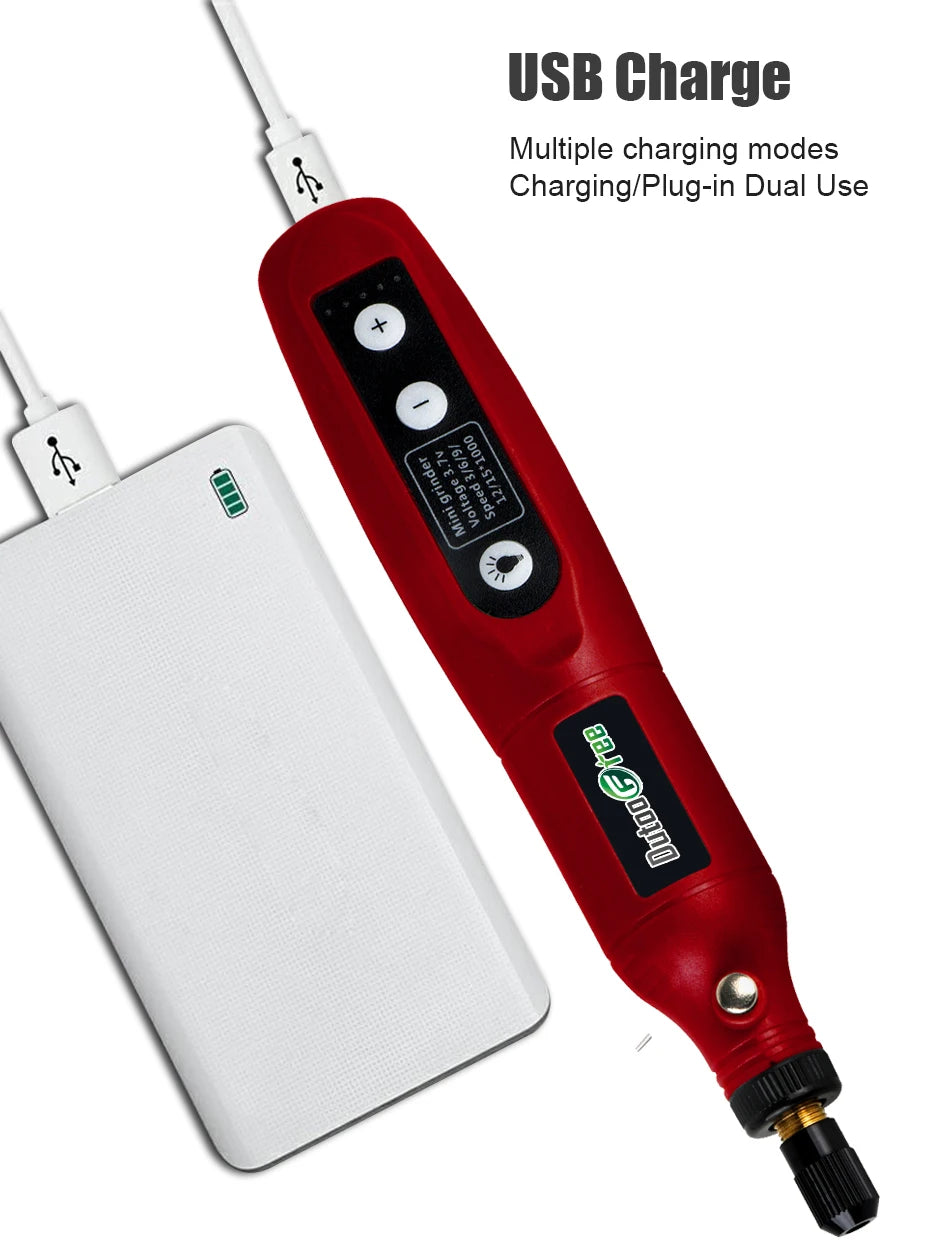 Mini Cordless Rotary Tool – USB Rechargeable Engraving & Mini Drill Kit