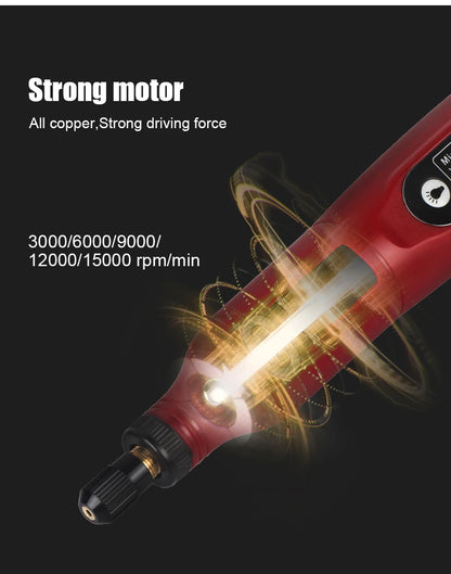 Mini Cordless Rotary Tool – USB Rechargeable Engraving & Mini Drill Kit