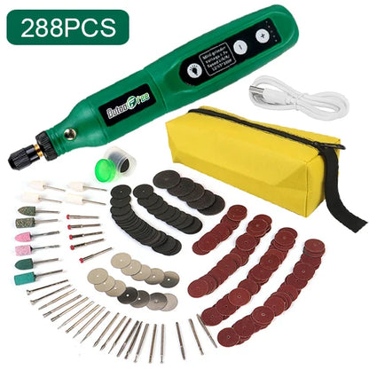 Mini Cordless Rotary Tool – USB Rechargeable Engraving & Mini Drill Kit