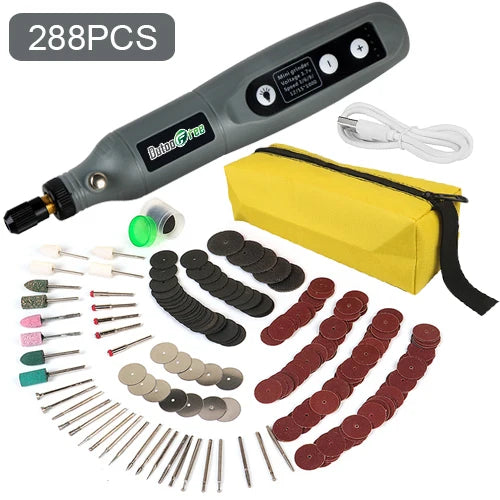 Mini Cordless Rotary Tool – USB Rechargeable Engraving & Mini Drill Kit