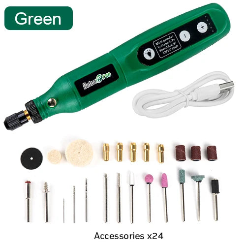 Mini Cordless Rotary Tool – USB Rechargeable Engraving & Mini Drill Kit