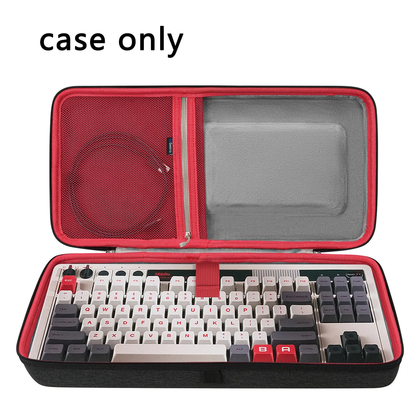 Retro Keyboard Hard Case – Protective Travel Case for Mechanical Gaming Keyboards