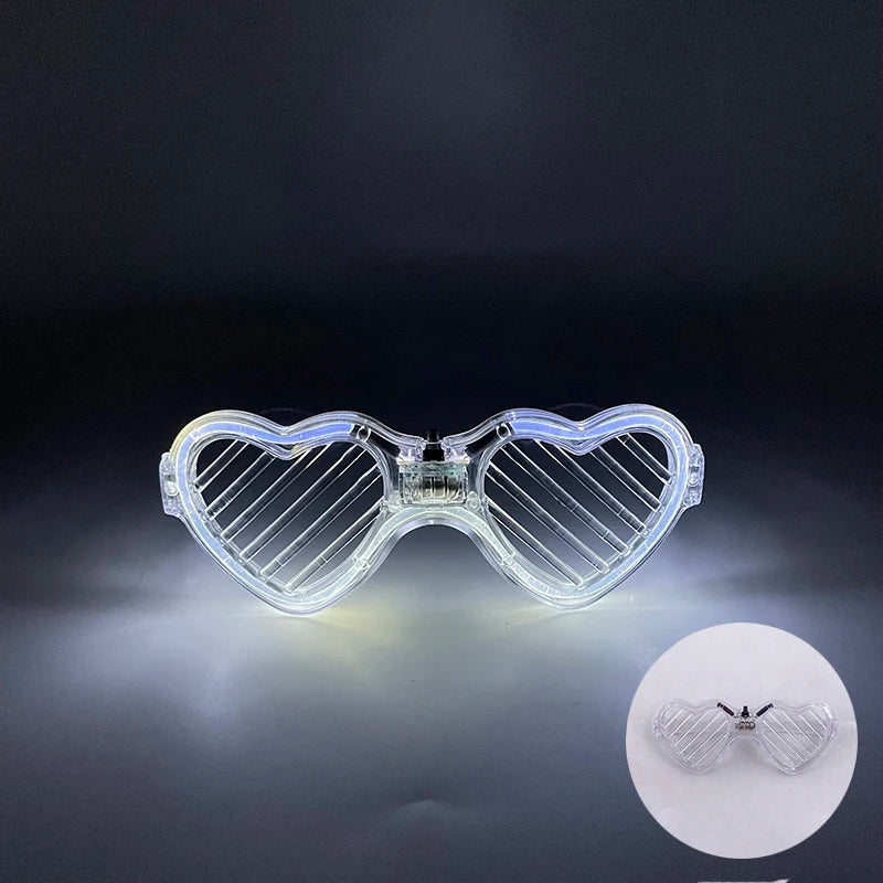 Neon LED Festival Glasses – Light Up Rave Sunglasses for Music Festivals, Clubs & Party Events