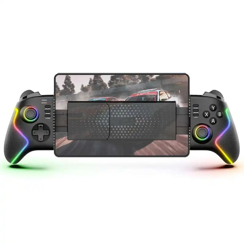 Wireless RGB Mobile Gaming Controller – Stretchable Bluetooth Gamepad for iOS, Android, PC & Switch