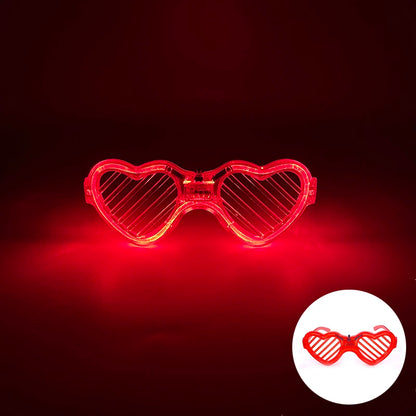 Neon LED Festival Glasses – Light Up Rave Sunglasses for Music Festivals, Clubs & Party Events
