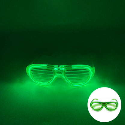 Neon LED Festival Glasses – Light Up Rave Sunglasses for Music Festivals, Clubs & Party Events