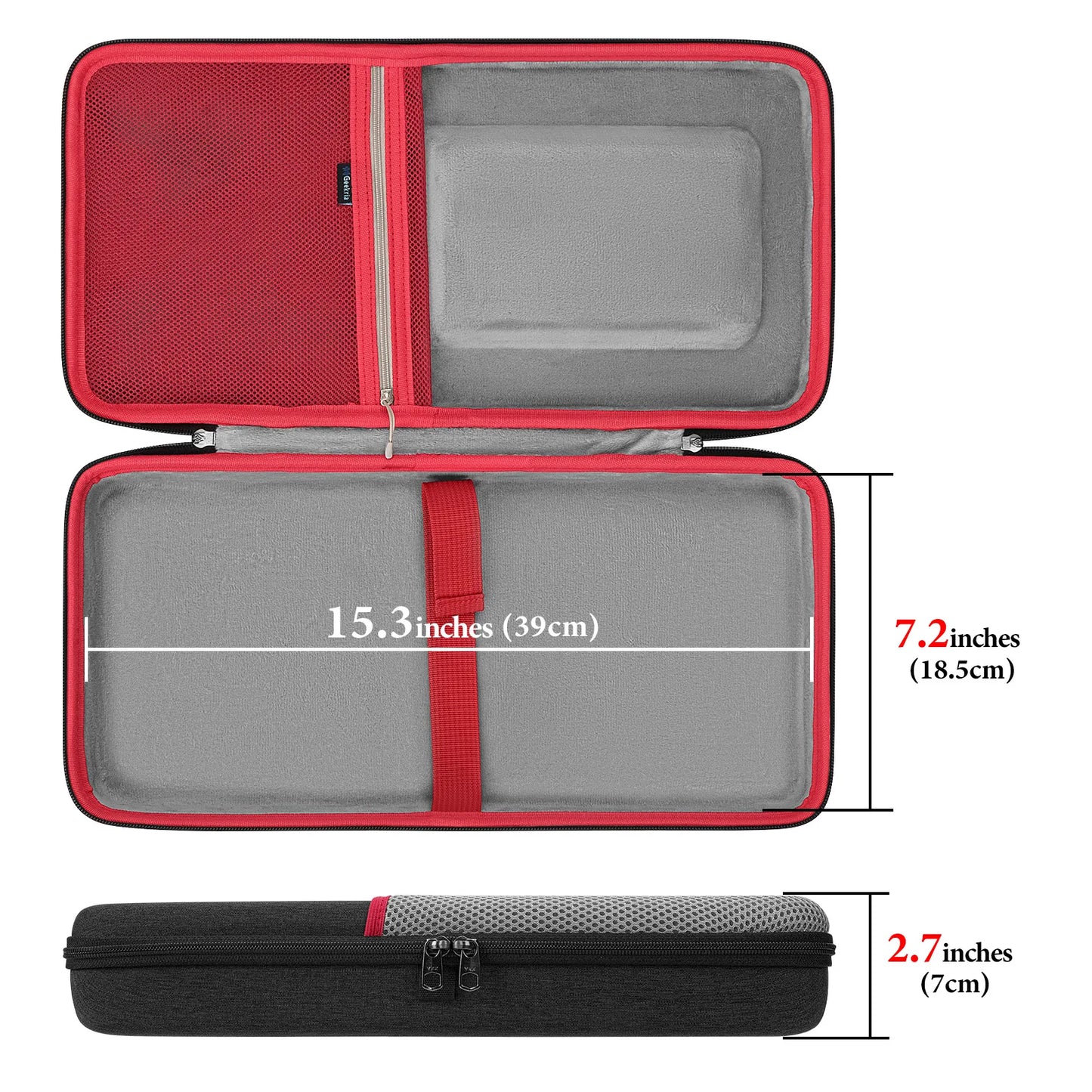 Retro Keyboard Hard Case – Protective Travel Case for Mechanical Gaming Keyboards