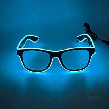 Neon LED Festival Glasses – Light Up Party Sunglasses for Music Festivals, Clubs & Night Events