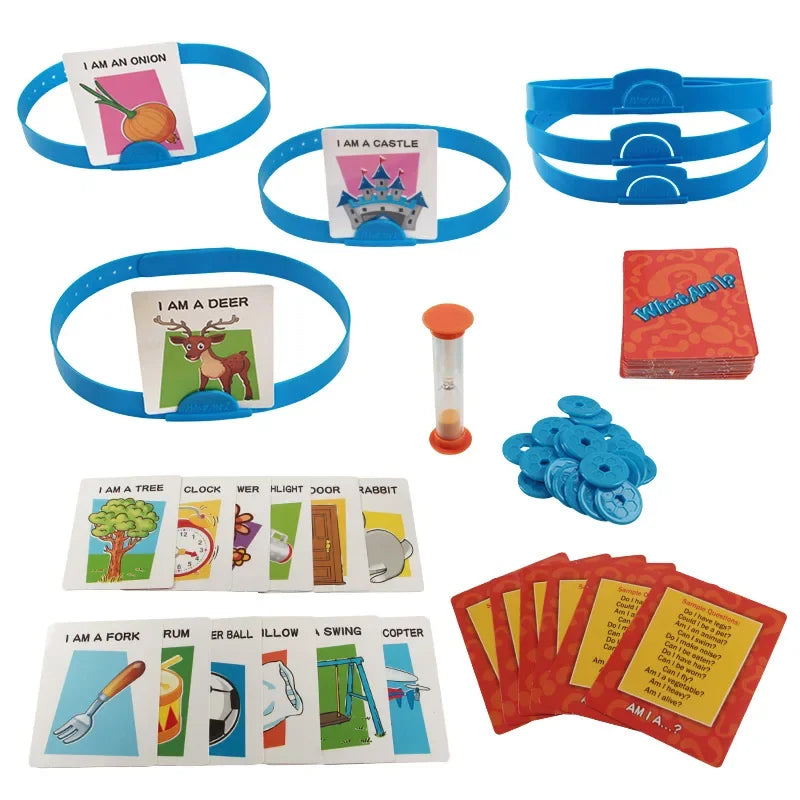 Who Am I Guessing Game – Interactive Family Party Board Game for Kids