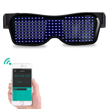 LED Smart Glasses – Bluetooth App Control LED Display Glasses for Music Festivals, Raves & Summer Parties