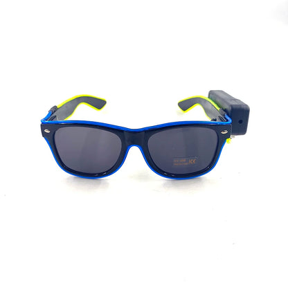 Wireless LED Festival Sunglasses – Glow Party UV400 Light Up Glasses for Rave Festivals & Night Events