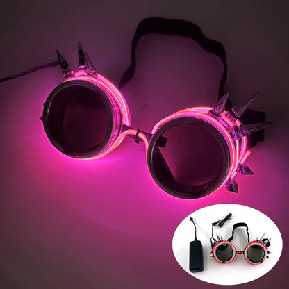 Alien LED Party Glasses – Light Up ET Sunglasses for Rave Festivals, Parties & Cosplay Events