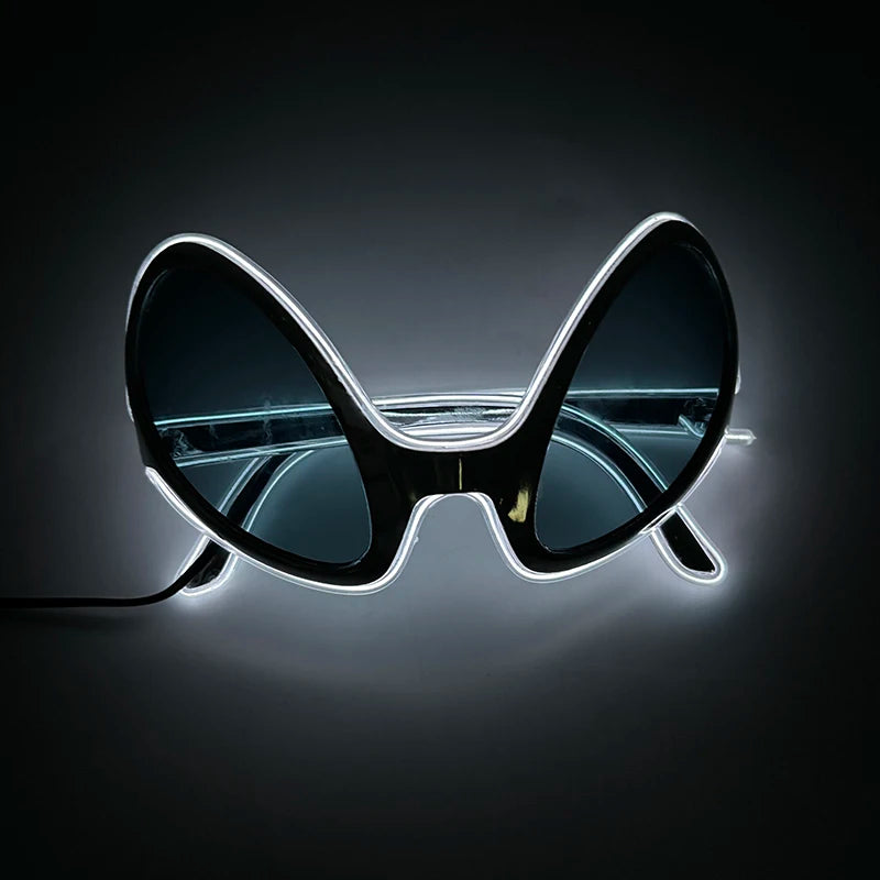 Alien LED Party Glasses – Light Up ET Sunglasses for Rave Festivals, Parties & Cosplay Events