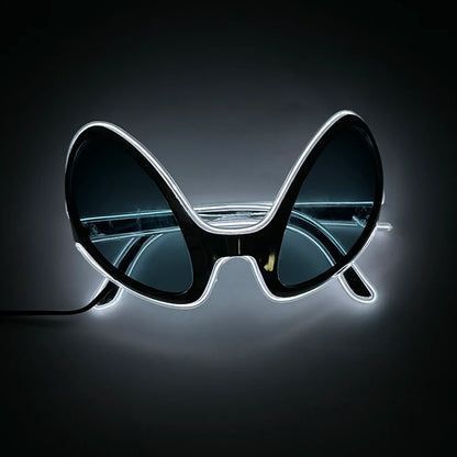 Alien LED Party Glasses – Light Up ET Sunglasses for Rave Festivals, Parties & Cosplay Events