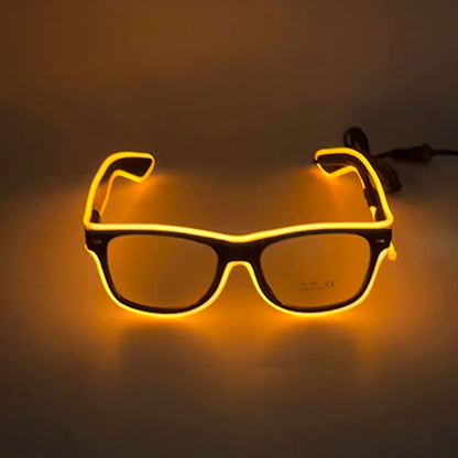 Neon LED Festival Glasses – Light Up Party Sunglasses for Music Festivals, Clubs & Night Events