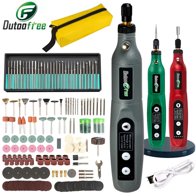 Mini Cordless Rotary Tool – USB Rechargeable Engraving & Mini Drill Kit