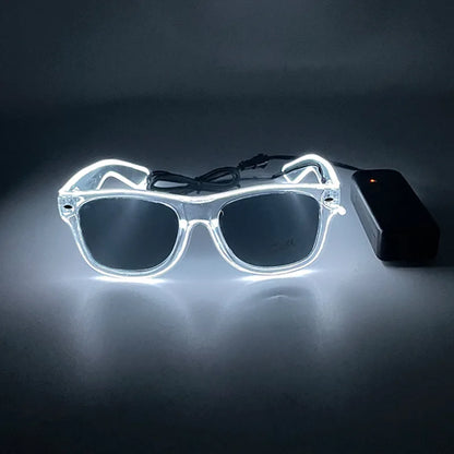 LED Rave Glasses – Light Up Party Sunglasses for Music Festivals, Rave Events & Summer Parties