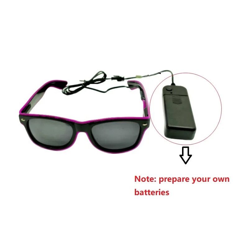 LED Rave Glasses – Light Up Party Sunglasses for Music Festivals, Rave Events & Summer Parties