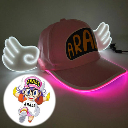 LED Light Up Baseball Cap – Rechargeable Glow Festival Hat for Raves, Concerts & Night Parties