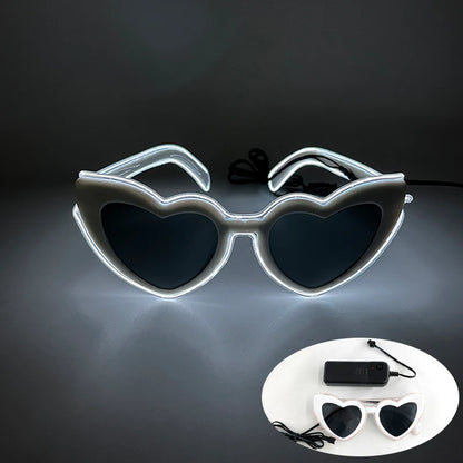 Neon LED Festival Glasses – Light Up Party Sunglasses for Music Festivals, Clubs & Night Events