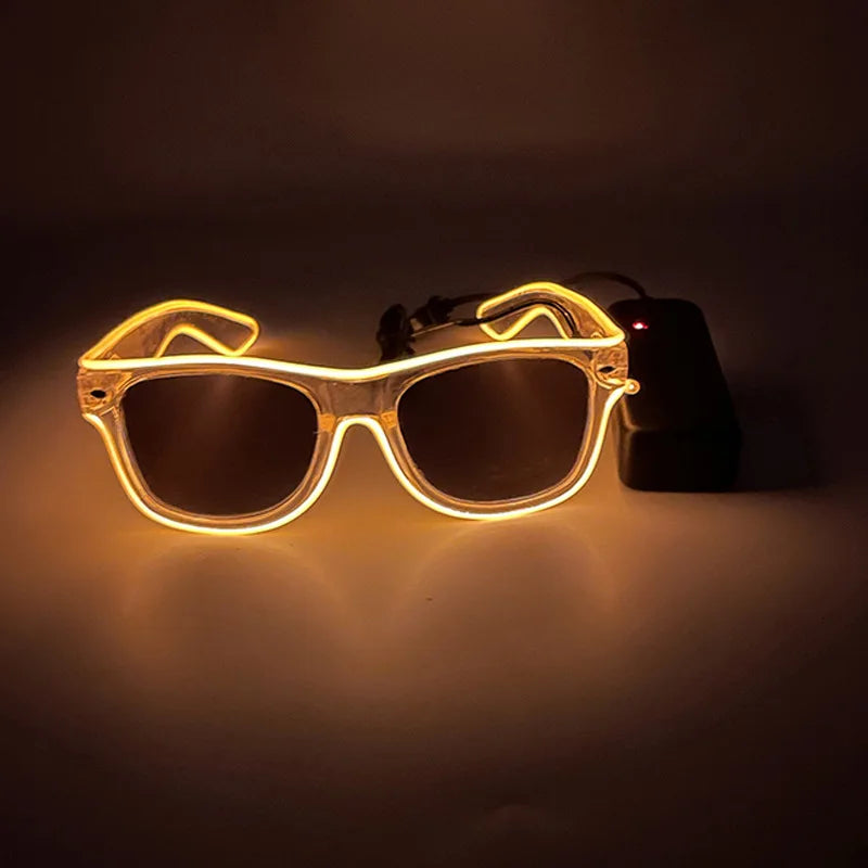 LED Rave Glasses – Light Up Party Sunglasses for Music Festivals, Rave Events & Summer Parties
