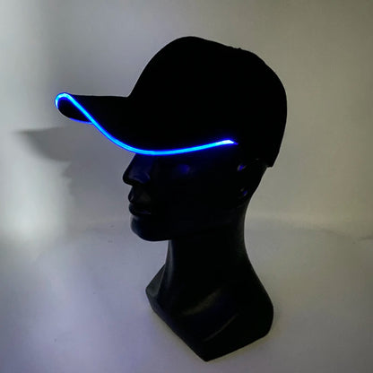LED Light Up Baseball Cap – Rechargeable Glow Festival Hat for Raves, Concerts & Night Parties
