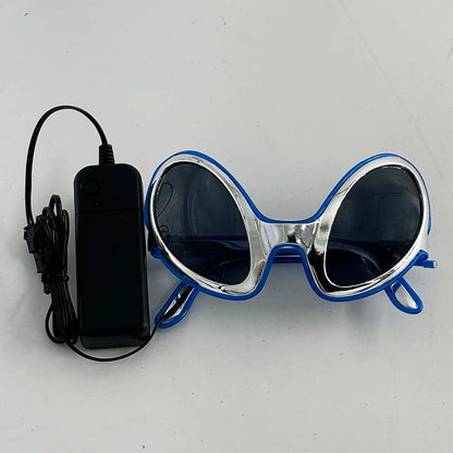 Alien LED Party Glasses – Light Up ET Sunglasses for Rave Festivals, Parties & Cosplay Events