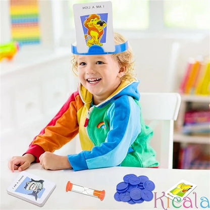 Who Am I Guessing Game – Interactive Family Party Board Game for Kids