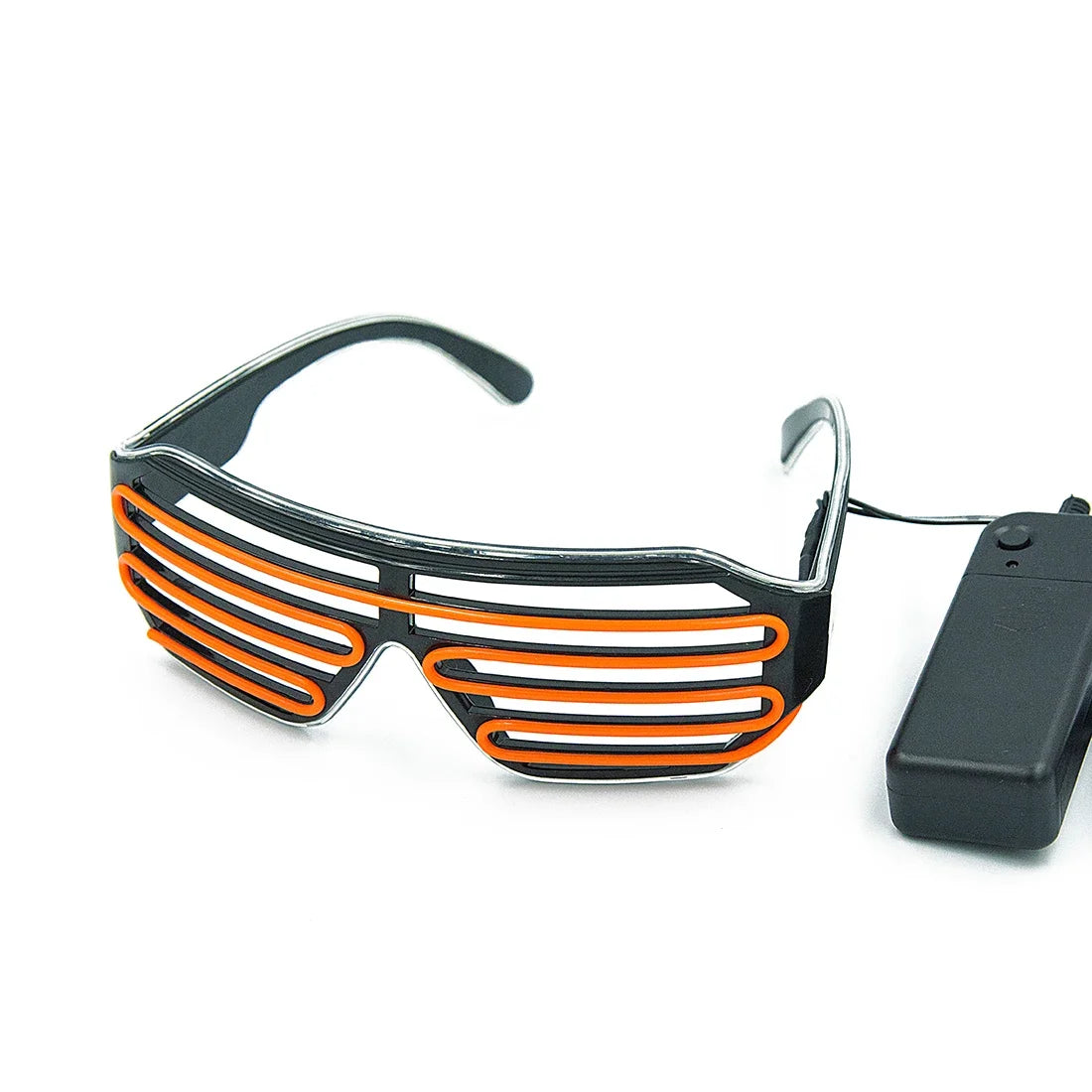 Neon LED Glow Glasses – Flashing Light Up Festival Sunglasses for Raves, Parties & Night Events