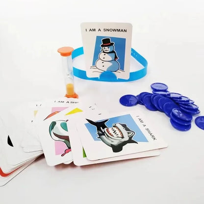 Who Am I Guessing Game – Interactive Family Party Board Game for Kids