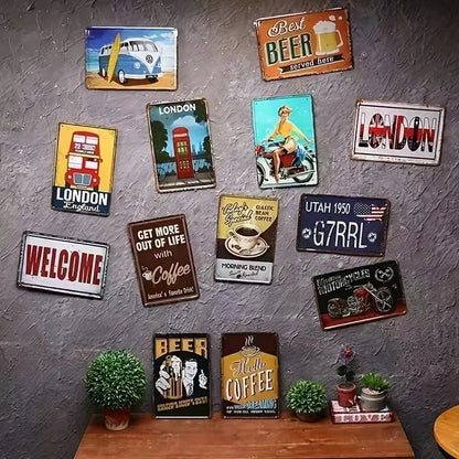 Gaming Room Metal Wall Sign – Retro Gamer Decor for Bedroom or Game Room