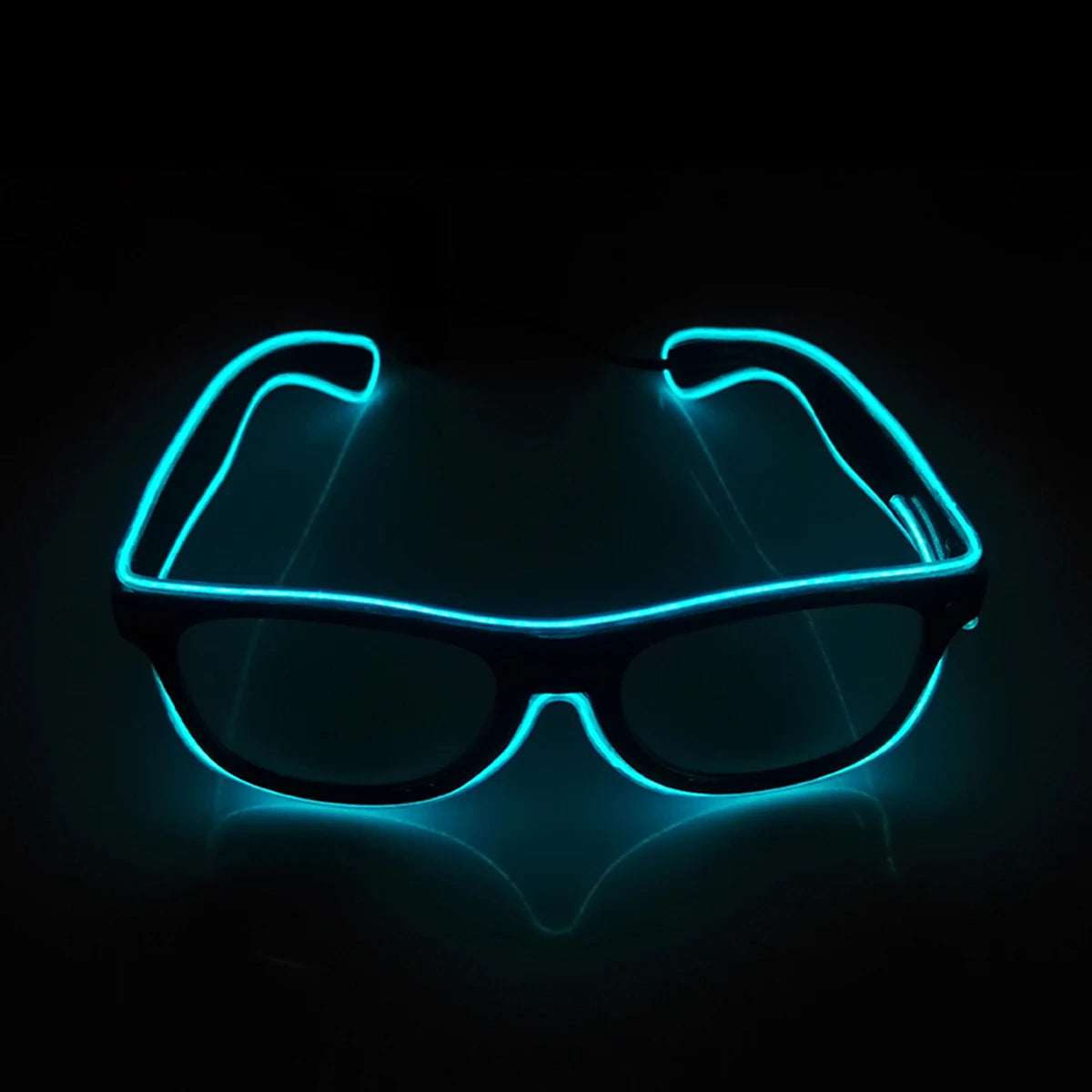 LED Rave Cosplay Glasses – Neon Light Up Festival Goggles for Music Festivals, DJ Parties & Clubs