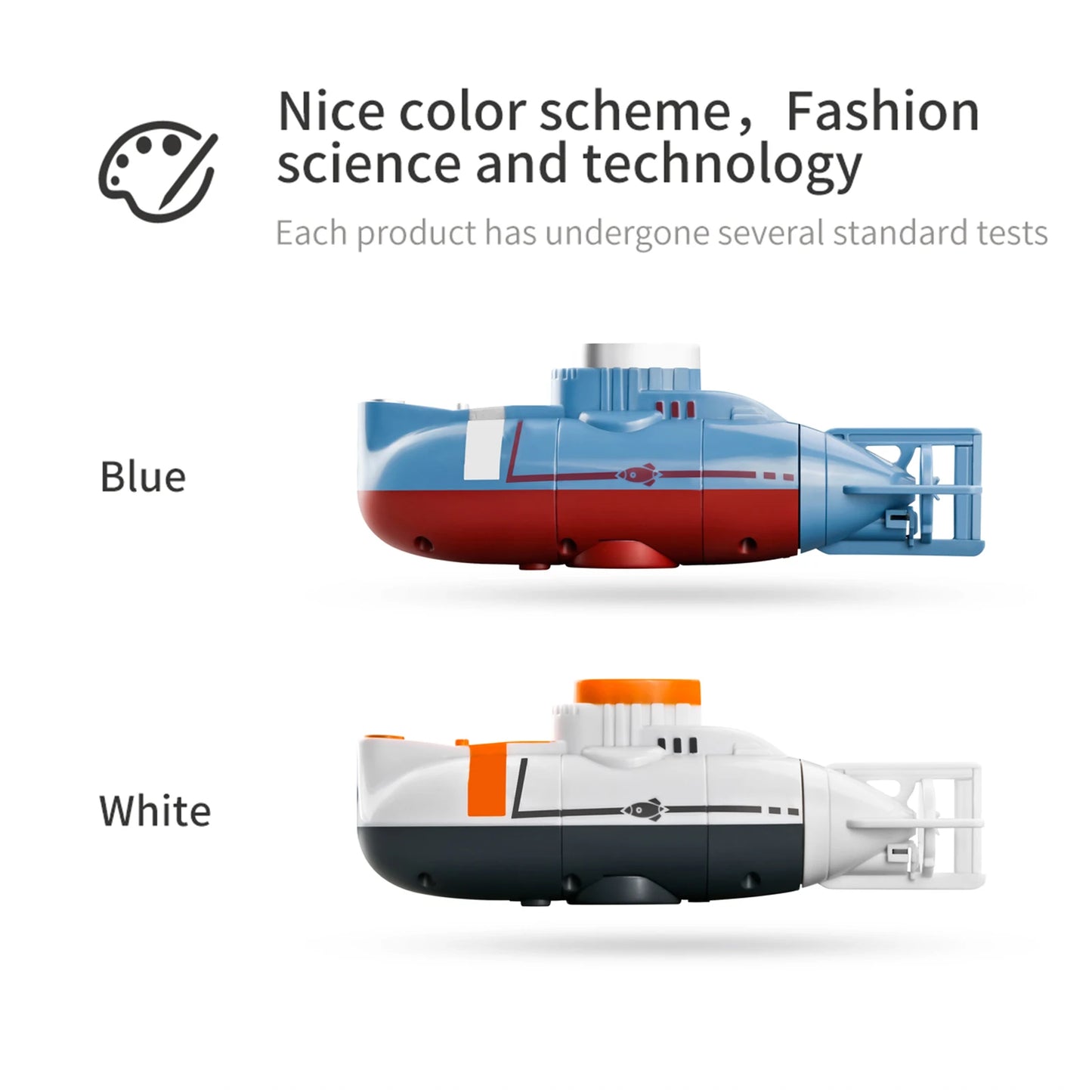 Mini RC Submarine – Remote Control Diving Boat with 360° Movement