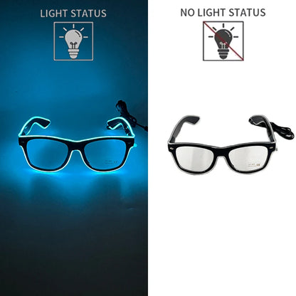 Neon LED Festival Glasses – Light Up Party Sunglasses for Music Festivals, Clubs & Night Events
