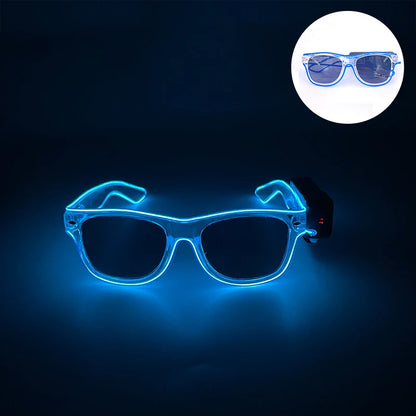 Neon LED Festival Glasses – Light Up Rave Sunglasses for Music Festivals, Clubs & Party Events