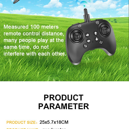 LED Remote Control Fighter Plane – 2.4G RC Foam Glider with Stunt Flight