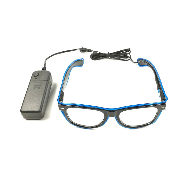 Neon LED Festival Glasses – Light Up Party Sunglasses for Music Festivals, Clubs & Night Events