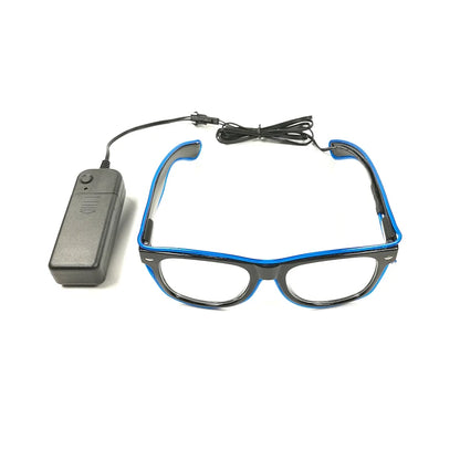Neon LED Festival Glasses – Light Up Party Sunglasses for Music Festivals, Clubs & Night Events