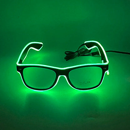 Neon LED Festival Glasses – Light Up Party Sunglasses for Music Festivals, Clubs & Night Events