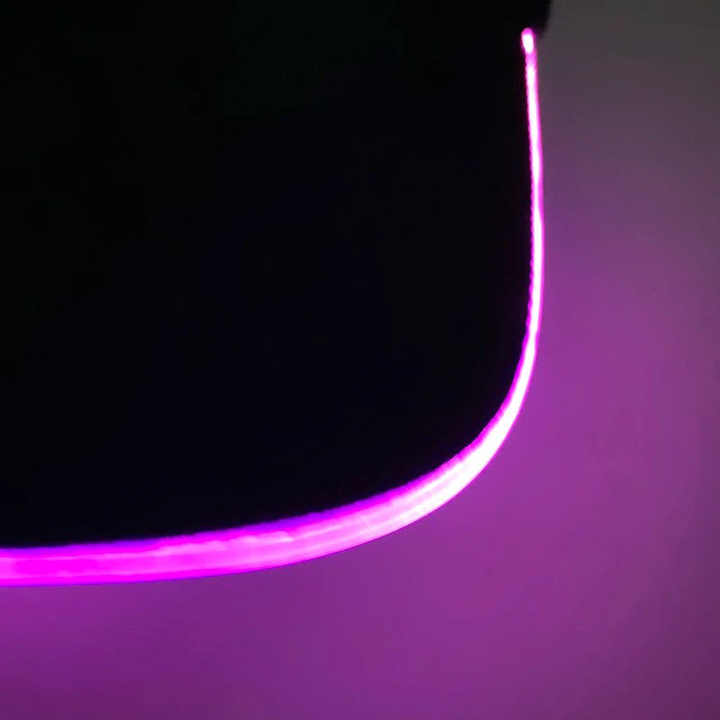 LED Light Up Baseball Cap – Rechargeable Glow Festival Hat for Raves, Concerts & Night Parties