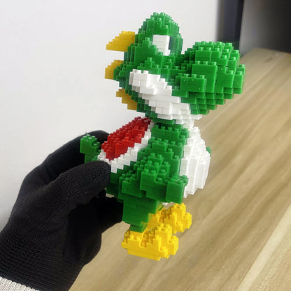 Dinosaur Building Blocks Set – Velociraptor & T-Rex DIY Construction Toy