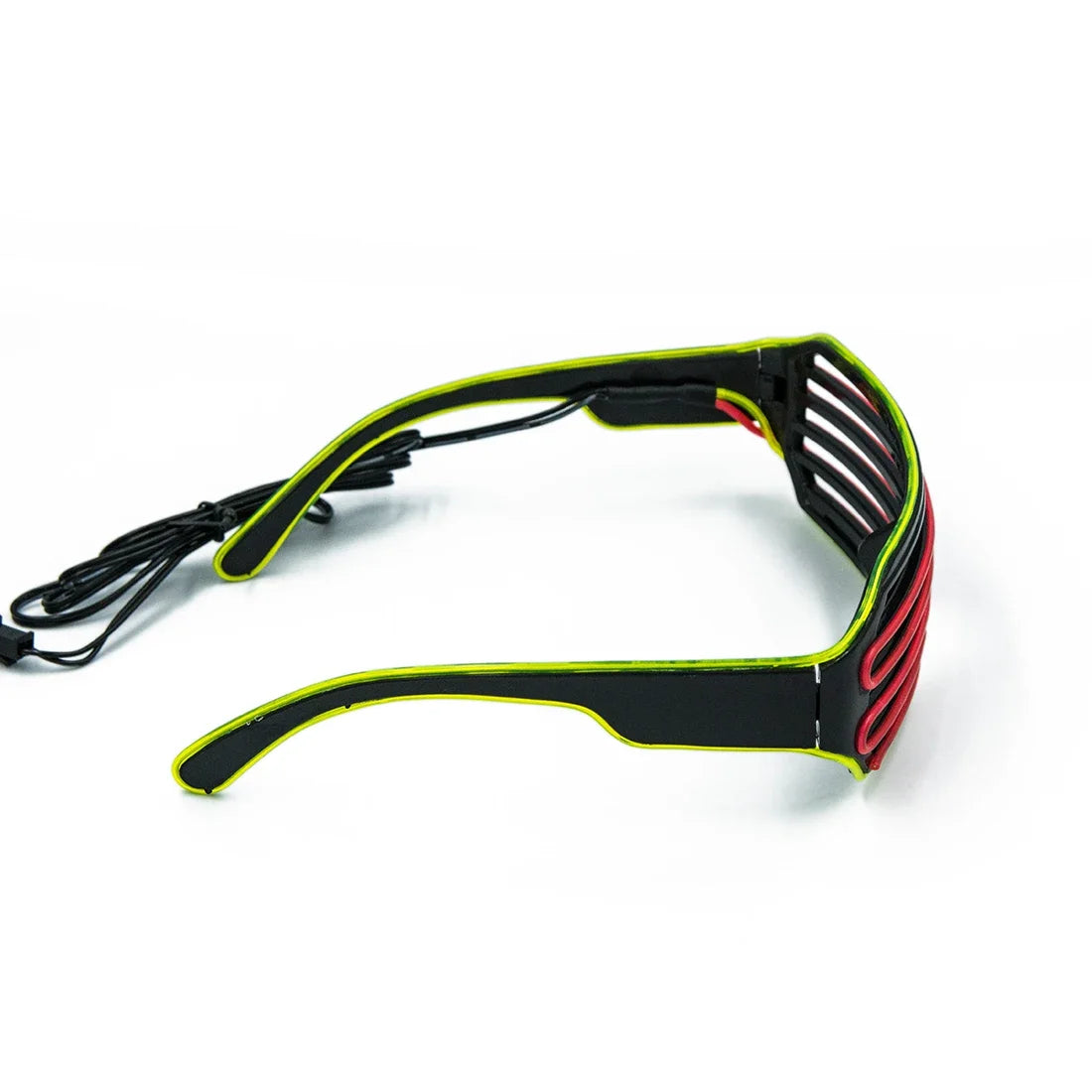 Neon LED Glow Glasses – Flashing Light Up Festival Sunglasses for Raves, Parties & Night Events